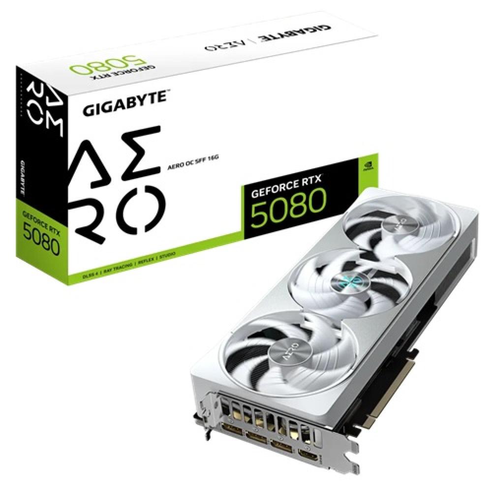 Gigabyte GeForce RTX 5080 16GB AERO OC Edition Sff GDDR7 Graphics Card