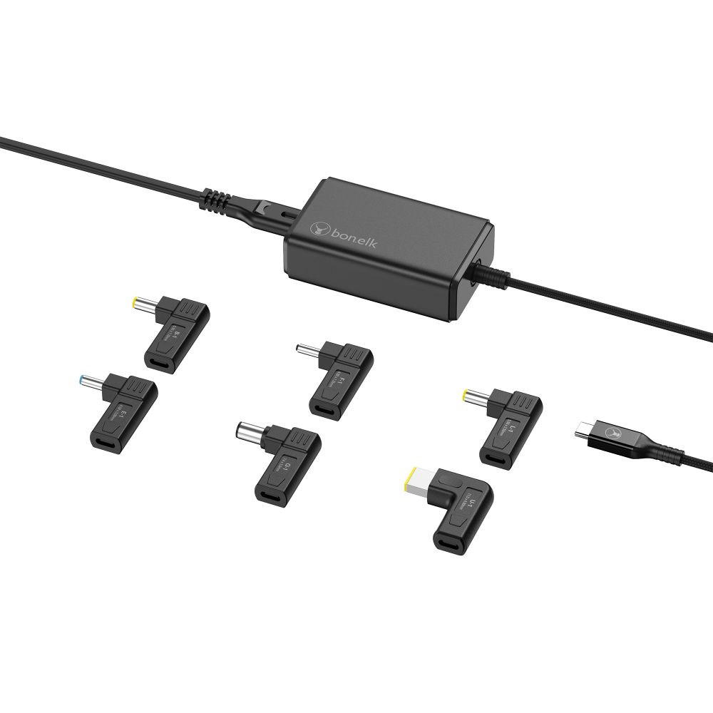 Bonelk Long-Life 65W GaN Multi-Device Laptop Charger 1.5m