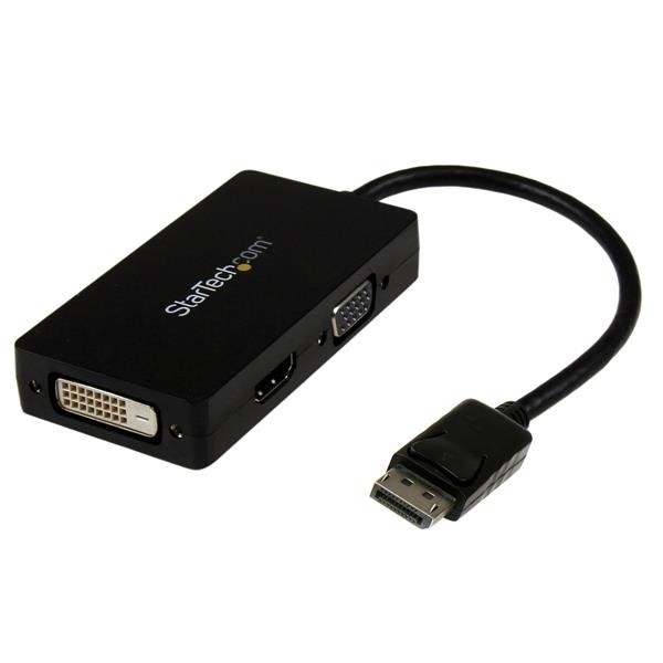 STARTECH Travel A/v Adapter: 3-in-1 Displayport DP2VGDVHD