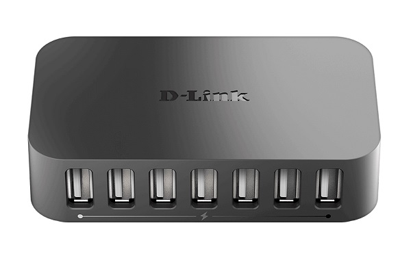 D-LINK  7-port Usb 2.0 Hub + Fast Charge ( DUB-H7