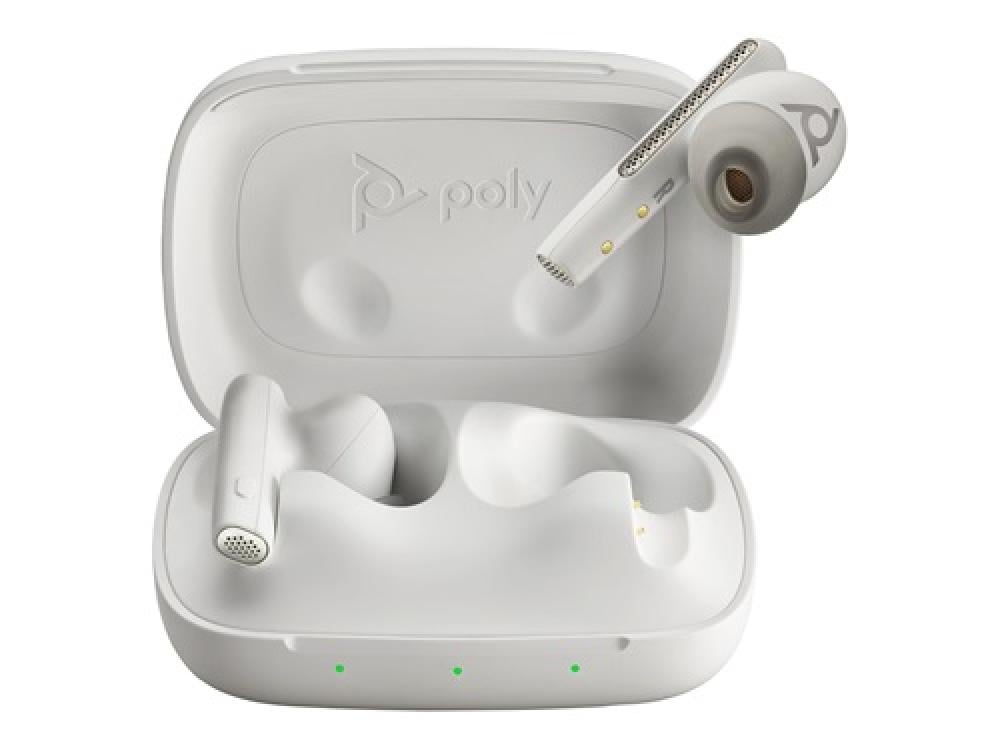 HP Voyager Free 60 UC M White Sand Earbuds +BT700 USB-A Adapter