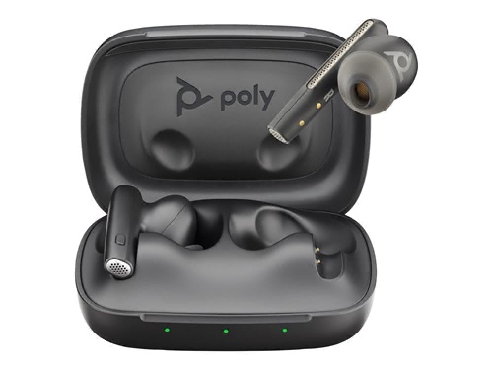 HP Poly Voyager Free 60 UC Earbuds Noise Cancelling USB-A - Black