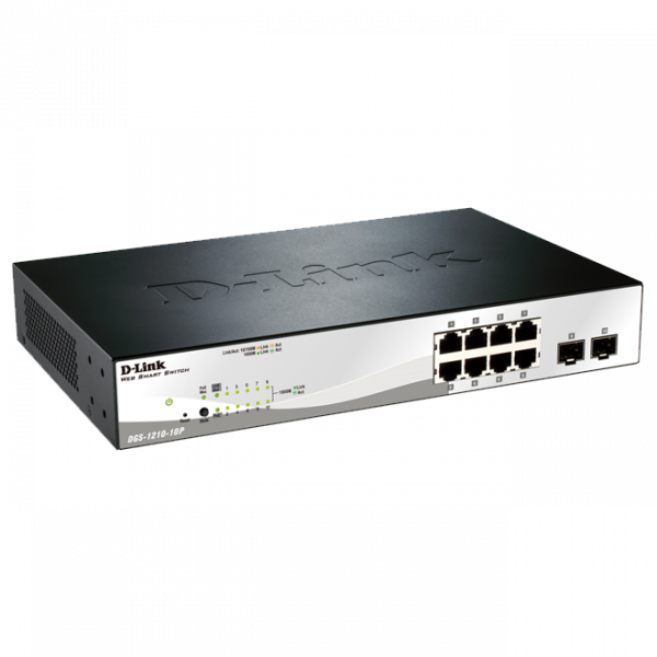 D-LINK 10-port 10 Gigabit Websmart Switch With DXS-1210-10TS